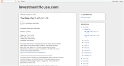 Desktop Screenshot of news.investmenthouse.com